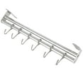thumbnail image 3 of Utensil Hanging Rack, Stainless Steel Wall Hanging Shelf, With Hooks Scratch-Proof For Storing Kitchenware Space-Saving Kitchen Drying Dual Rods, 3 of 8