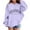 Purple, variant on Girls Hoodies City Name Letter Print Beige Hoodies Long Sleeve Soft Sweatshirts Top Winter Clothes Toddler Boys Clothes 4T