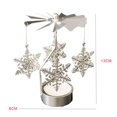 thumbnail image 4 of Candelero giratorio giratorio Banquete de boda Decoración del hogar de Navidad Candelabro de candelita de metal Advancent HA1736-01B, 4 of 5