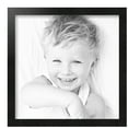 thumbnail image 2 of ArtToFrames 14x14 inch Woodgrain Black Shadowbox 1.5 inch Tall Picture Frame, Black 14" x 14" Wood Poster Frame (WOM-5139), 2 of 7