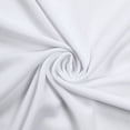 thumbnail image 6 of BalsaCircle 7.5 feet White Fitted Spandex Round Wedding Backdrop Stand Cover Wedding Party Event, 6 of 7