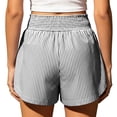 thumbnail image 3 of MLCDZ Women's Athletic Shorts Elastic High Waisted Running Short Pocket Sporty Shorts Gym Workout Shorts Suitable for Mountain Climbing, 3 of 8