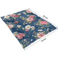 thumbnail image 4 of Pioneer Flower Blanket,Comfortable Soft Flannel Throw Blanket,All Season,Warm Lightweight Blankets for Sofa Bed Couch Living Room Chair,60"x80"(150x200cm), 4 of 4