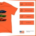 thumbnail image 6 of 1970 Road Legends Muscle Car T-shirt American Vintage Classic Men's Tee, 6 of 7