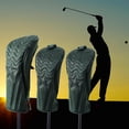 thumbnail image 4 of 3 piezas de material cuero PU impermeable Golf Headcover n.  degree 1 3 5 Wood Fairways Head Covers , accesorios para golf mujeres hombres golfista regalos Cola  Cubiertas de cabeza de golf, 4 of 8