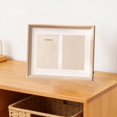 thumbnail image 4 of jifeng Medal Display Case Medal Shadow Box Collectible Tabletop Decor with Clear Window White oak, 4 of 7