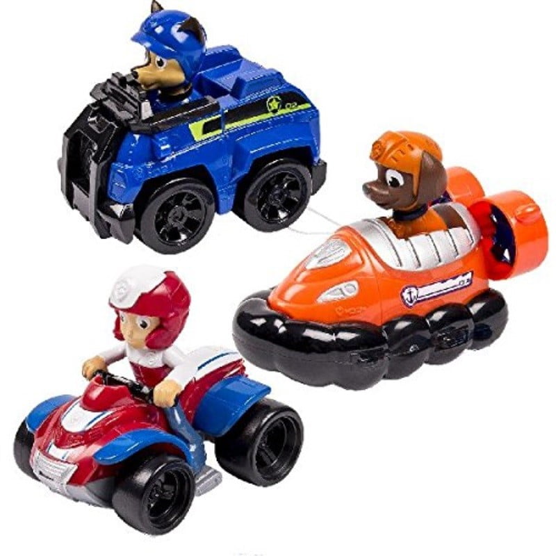 paw patrol rescue racers 3 pack