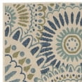 thumbnail image 5 of SAFAVIEH Veranda Petra Geometric Indoor/Outdoor Runner Rug, 2'3" x 6'7", Cream/Green, 5 of 7