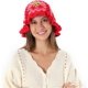 thumbnail image 3 of Crochet Bucket Hat for Women Handmade Floral Hat Portable Knitted Elastic Cute Beach Hat for Vacation Traveling, 3 of 5