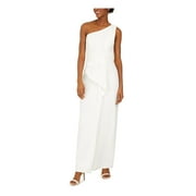 ELIZA J Womens Ivory Full-Length Sheath Formal Dress Petites Size: 12P