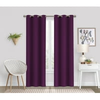Purple Blackout Curtains Walmart Com