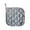 Grey, variant on Quilted Cotton Pot Holder Heat Resistant Hanging Hot Pad Square Trivet Mat For Home Baking Cooking Bbq Table Cookware Protection(Dark Green-18X18Cm)