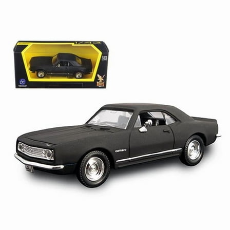 Road Signature 94216mbk 1 by 43 1967 Chevrolet Camaro Z28 Matt Diecast Model Car, Black