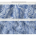 thumbnail image 4 of Soimoi 56 Inch Wide Waterproof Taffeta Fabric by 5 Yard | Blue Leaves Theme | Outdoor Use for Furniture Covers, Umbrellas, Patio Decor & More, 4 of 7