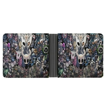 Hollow Knight Wallet PU Leather Pocket Wallet Slim Purse with Card Holder for Work Travel