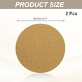 thumbnail image 2 of Uxcell 6.7" Round Lampshade Diffuser Anti-glare Lamp Cover for Softening Light Tan 2pcs, 2 of 5