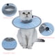 thumbnail image 5 of Collar de cono para gatos Deja de lamer Collar de recuperación de cuello con nervaduras ajustables Abanopi Collar, 5 of 7