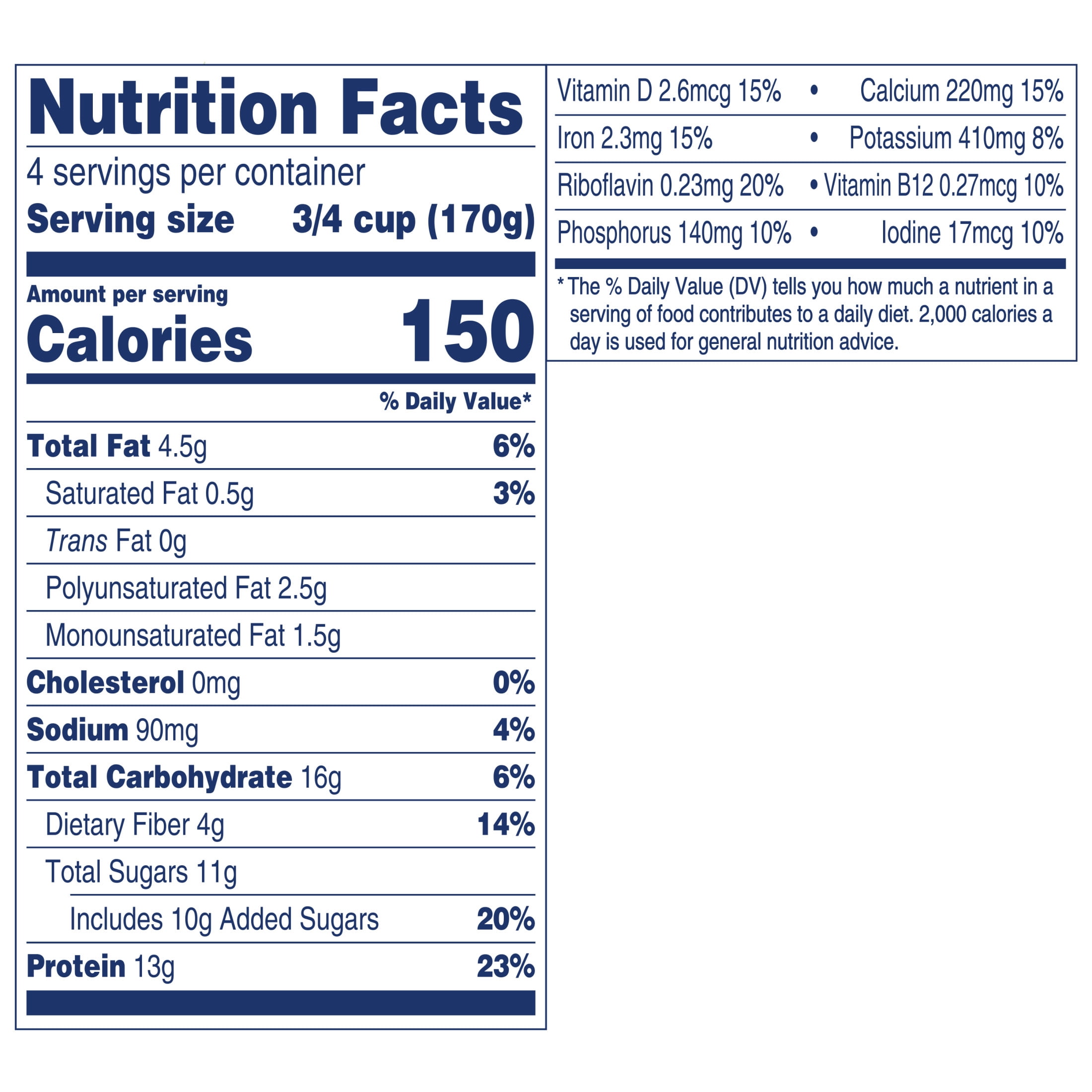 Silk Protein Vanilla Soy Milk Yogurt Tub, Plant-Based with 13g Protein, 4g Fiber, 24 oz
