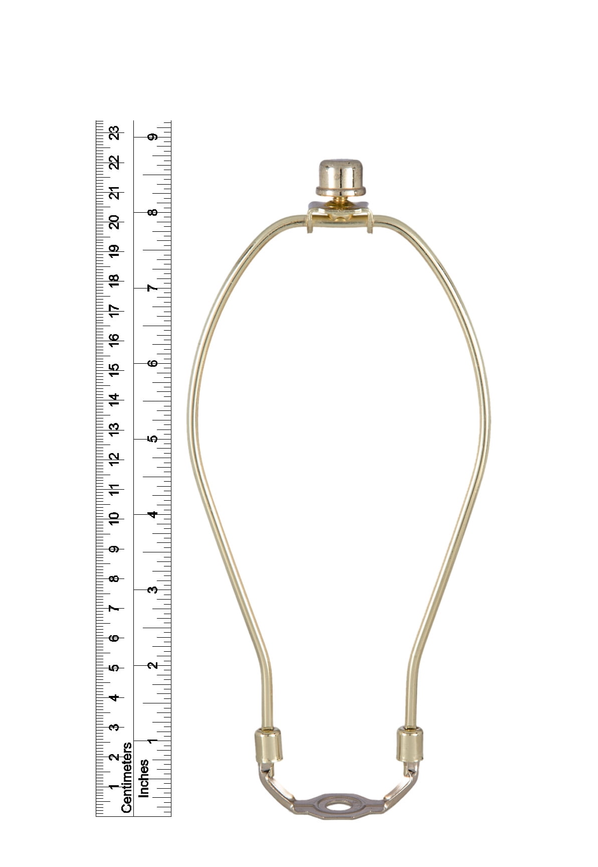B&P Lamp® Brass Plated Finish Table Lamp Wiring Kit with a 8 Inch Harp and 3-Way Socket