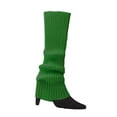 thumbnail image 4 of Lilgiuy Women's Solid Color Warm Socks From The 1980s To 1990s Yoga Sports Socks Outwear, 4 of 4