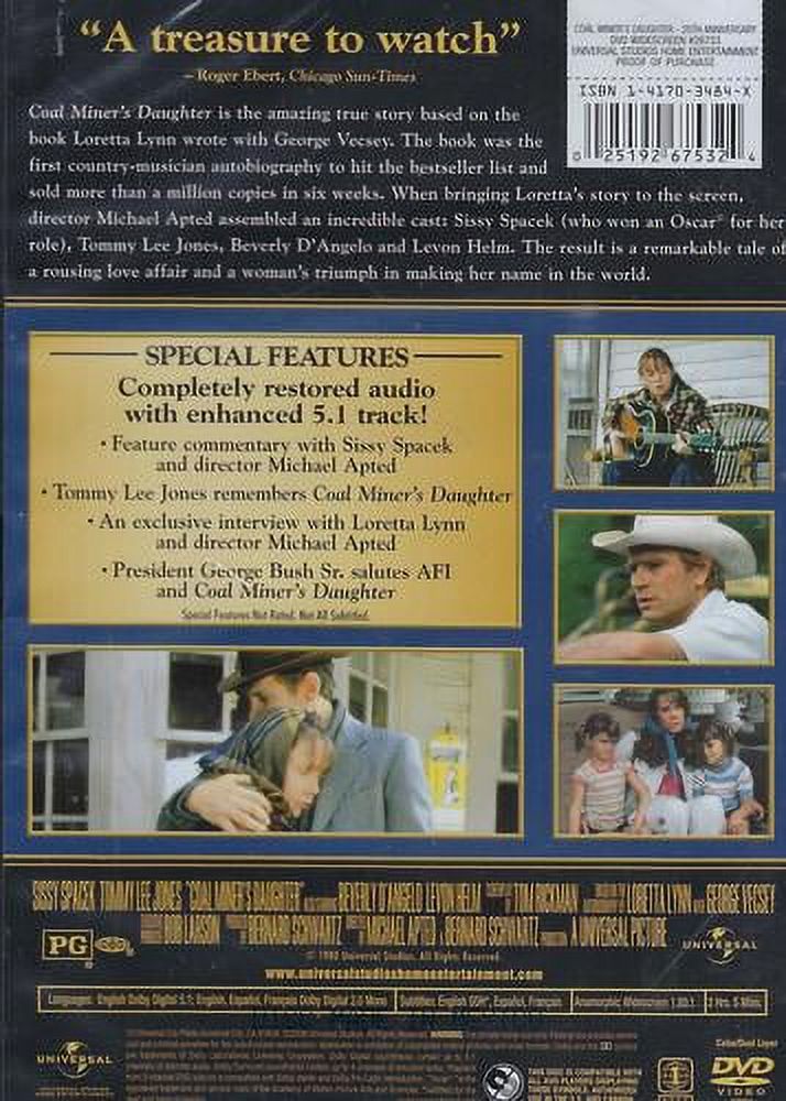 Coal Miner's Daughter (DVD), Universal Studios, Drama - Walmart.com