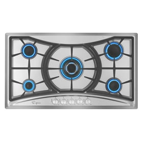 Whirlpool G7cg3665xs Gold 36 Quot Sealed Burner Gas Cooktop With