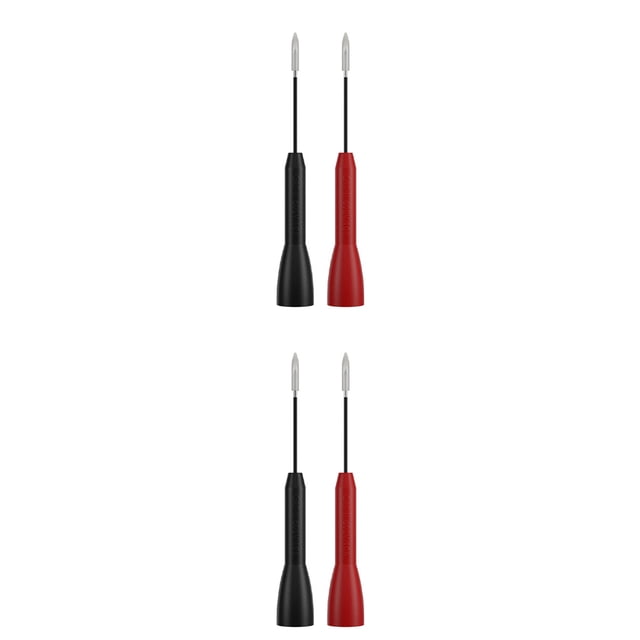 Wweixi Lot de 4 Sondes de Test Multimètre en Acier Inoxydable pour la Maison, Accessoires de Test d'Électricité Industrielle