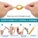 thumbnail image 4 of Uxcell 200Ft 18/2 Covered Wire, 300V SPT-1 Lamp Cord Insulated Heat Resistant Electronical Flexible Cable, Golden, 4 of 7