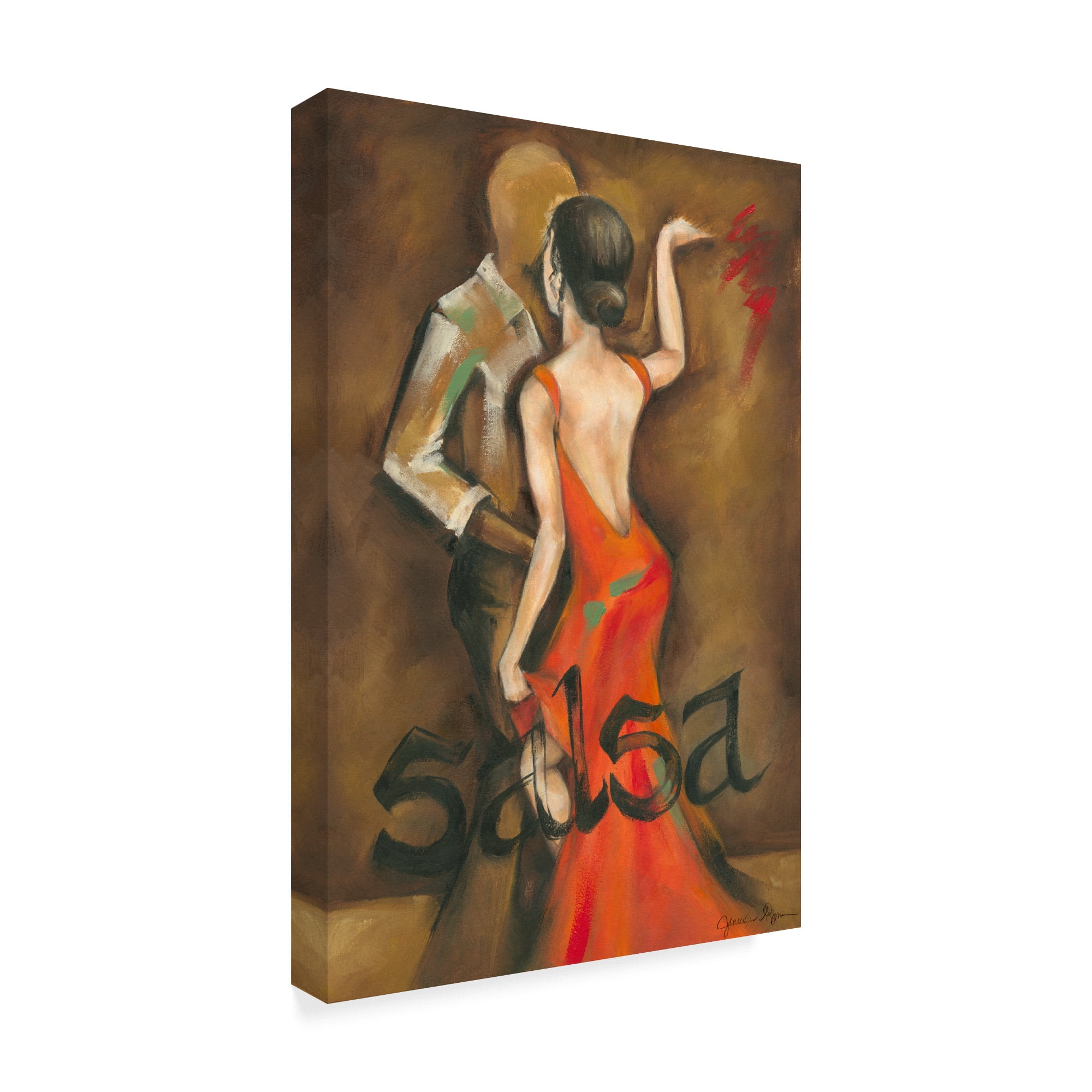 Trademark Fine Art 'Salsa' Canvas Art by Jennifer Goldberger