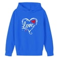thumbnail image 4 of Sudaderas con capucha para niños y niñas, sudaderas casuales de manga larga, lindas sudaderas de gran tamaño con bolsillo de polar, chaquetas para niñas, 4 of 4
