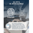 thumbnail image 3 of X-Sense Smoke and Carbon Monoxide Alarm Combo, 10-Year Battery Powered Detector, UL 217 & UL 2034 Certified, SC07, 5-Pack, 3 of 8