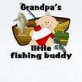 thumbnail image 2 of CafePress - Grandpa's Fishing Buddy Infant Bodysuit - Baby Light Bodysuit, Size Newborn - 24 Months, 2 of 4