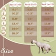 thumbnail image 6 of ZZ Sphynx Cat Clothes, Cat Polo Shirts for Cats Only, Breathable Cat Daily Wear Clothes for Devon Rex Cats Summer, Hairless Cat Sweater with Sleeves, Kitten Vest Pajamas Jumpsuit for All Season, 6 of 6