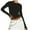 Black, variant on Inleife Blouses for Women Dressy Casual Plus Size Women's Casual Solid Color Bottoming Shirt Slim T-shirt Long Sleeve Round Neck Top