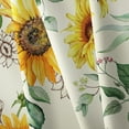 thumbnail image 5 of Oval Sunflower Tablecloth 60x84 inches, Waterproof Wrinkle Resistant Durable Polyester Table Cover Spring Summer Watercolor Floral Tablecloth for Indoor and Outdoor, Holiday Kitchen Dining and Parties, 5 of 6