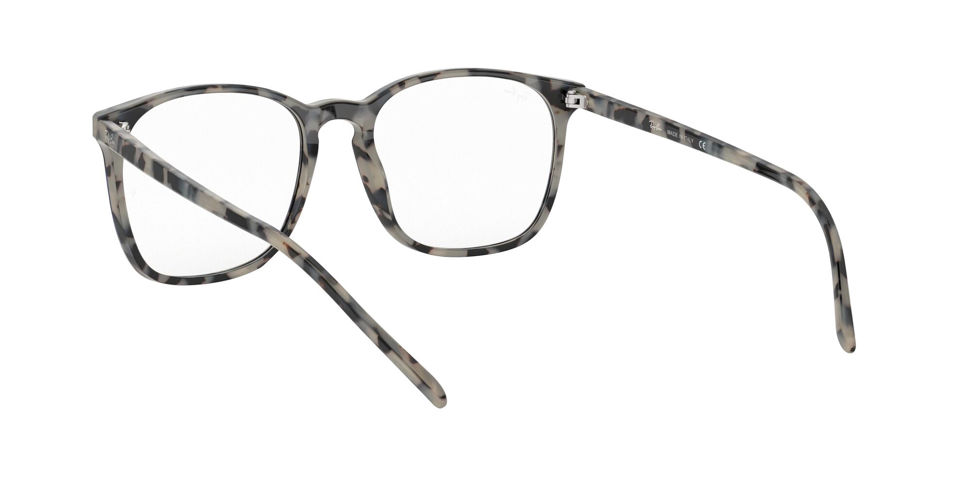 Ray-Ban RB5387 Optics Glasses, Prescription Eyeglasses with Case, Demo Lens/Blue Gradient Havana Beige, Size 54