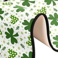 thumbnail image 6 of Dreamtimes Clover Leaves Pattern Hallway Runner Rug 2'x6' Kitchen Rug with Rubber Backing St Patrick Hearts Non Slip Entryway Rug Runner Washable Soft Area Rug for Hallway Bedroom Kitchen Decor, 6 of 6