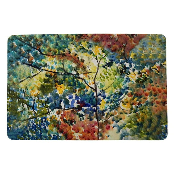 Betsy Drake Interiors Fall Leaves Door Mat 18x26