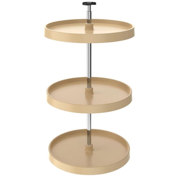 Rev-A-Shelf 3073-20-531 Value Line 3 Tier 20" Full Circle Lazy Susan - Almond