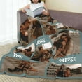 thumbnail image 5 of Custom Blanket with Picture for Couples, Customized Add with Photos Text Flannel Throw Blanket, for Girlfriend Wife Husband Her Him Birthday Valentine's Day Gifts, 40 x 60 in Blankets, 5 of 5