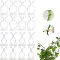 thumbnail image 1 of 100 Pack Plant Support Clips, Self Adhesive Plant Clips, Wall Clips For Climbing Garden Plants Adhesive Hook For Climbing Plants, Cable Fixing Or For, 1 of 5