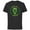 Black, variant on Marvel Black Panther Luck of the Panther St. Patrick’s Day - Short Sleeve Cotton T-Shirt for Adults - Customized-Black