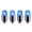 Blue-BU, variant on MMJ Tire Stem Cap LED Light Waterproof Luminous Vibration Activated for Car Bike Motorcycle 4 Pcs