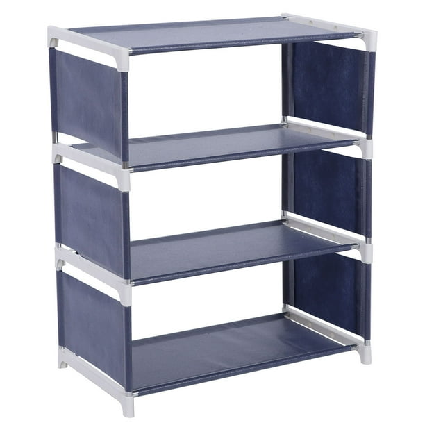 Estante Vertical para Zapatos de 4 Capas Estante para Zapatos de Tela No Tejida de Acero Inoxidable para la Entrada del Hogar Sala de Estar Zapatillas Sandalias Zapatillas ANGGREK Otros