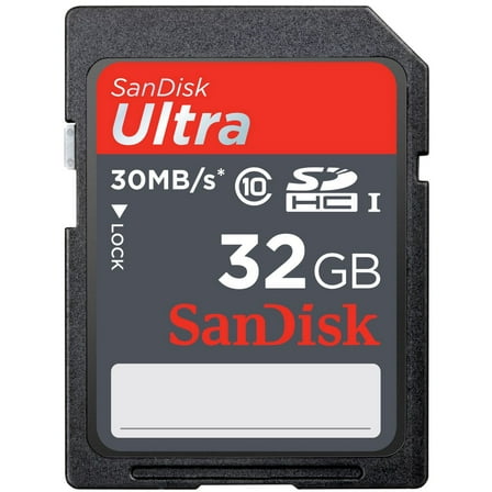 SanDisk Ultra 32GB Class 10 SDHC Memory Card