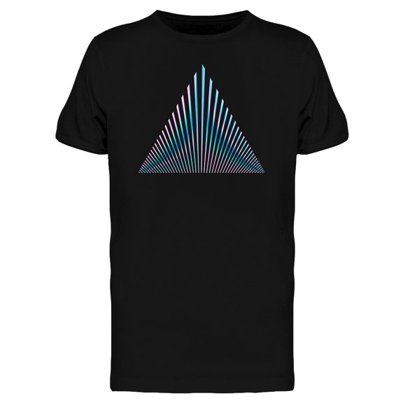Holo Triangle Vaporwave Style Tee Men's -Image by Shutterstock