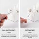thumbnail image 3 of 2Pack Adhesive Tape Dispenser Non-Slip Base with Pen Organizer(White), 3 of 5
