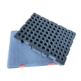 thumbnail image 4 of Bunblic Boîte de Rangement pour Piles Portable Support AA AAA Étui de Transport Grande Capacité avec Doublure en Mousse Conteneur pour Atelier de Réparation Domestique Voyage Transparent Gris, 4 of 8