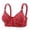 H151-Red, variant on VFRGHD Bras For Women Front Closure Support Bra Wireless Comfort Bras Full Coverage Shaping Back Smoothing Posture Plus Size Bralette Versatile T-shirt Bra