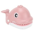 thumbnail image 3 of Juguete interactivo para niños con forma de ballena, mordedura de dentista, mordedura de dedo, divertido juguete de broma, ballena rosa, 3 of 14